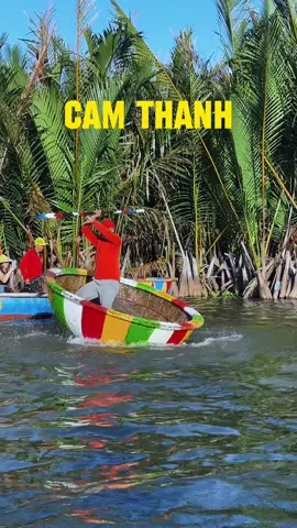 Ever tried steering a basket boat? Harder than it looks! 😅 Hop on a basket boat at Cam Thanh Coconut Village in Hoi An and give it a shot! #follow for more adventures!  — #fyp #hoian #basketboatvietnam #coconutvillage #RelaxingBoatRides #VietnamBeauty #vietnamtiktok 