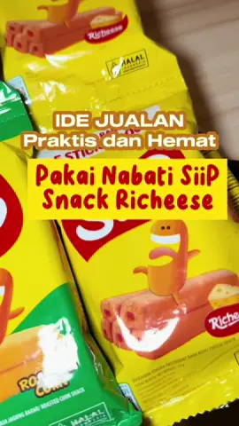 Ide jualan praktis dan Hemat pakai Nabati SiiP Snack Richeese🤤🤩 #foodhack #snackhack #idejualan 