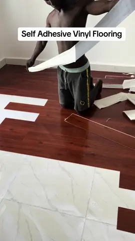 This is our Self Adhesive Vinyl Flooring #vinylflooring #vinylfloor #flooring #tips #DIY 