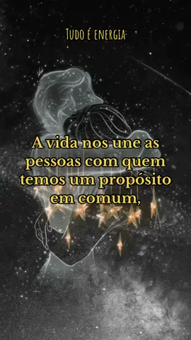 Ninguém se conhece por acaso. Tudo tem um propósito. #destino #proposito #almasafins #sincronia #universo 