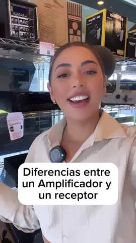 Diferencias entre en amplificador y un receptor de audio.  #amolificadordeaudio #audiopro #productosbrotherscr 