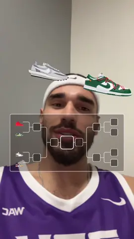 Do you agree with his pick? 🤭#sneakerbracket 