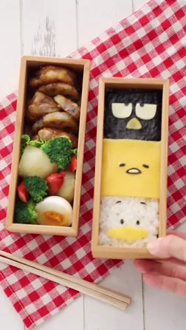 @sakuramikeに返信 口のライン入れ忘れてるの動画見て気付いてくやしい！#キャラ弁 #お弁当 #bento #kyaraben #cooking #lunch #TikTok1mvp #簡単キャラ弁 #kawaii #sanrio #ばつ丸 #ぐでたま #ペックル #あひるのペックル 