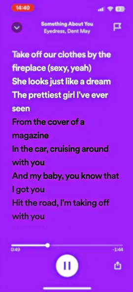 She looks just like a dream #foryou #spotify #fyp #somethigaboutyou #speedsongs 