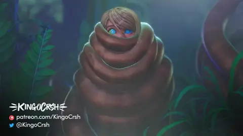 Samus Caught in a snake's sadistic trap~ (Credit/artist: Kingocrsh) #hypno #hypnosis #snake #animated #animation #constriction #choking #samus #zerosuitsamus #metroid #jungle #fakesituation