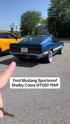 Hai cu mine în Ford Mustang Shelby Cobra Jet GT500 SportSroof, am mâncat un “S”, I am Sorry! Sportsroof! Din 1969! 🐎💨💨💨 #fordmustang #shelbygt500 #tiriaccollection 