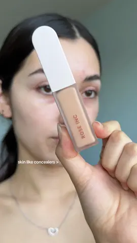 concealer only makeup day🤭 #roseinc #roseincgiftedme  @Rose Inc #naturalmakeup #glowymakeup 