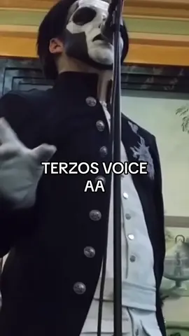 TERZOS VOICE AGAIN ONGG 🥹🥹 #terzo #papaterzo #ghostband #thebandghost #ghostbc #ghost #ghoul #ghoulette #ghuleh #ghouls #ghoulletes #bc #voice #terzosvoice #pookie #fyp 