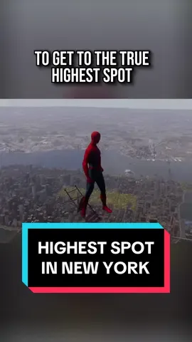 The TRUE highest spot in Spider-Man 2 😆 #spiderman #spiderman2 #marvelsspiderman2 #spiderman2ps5 #spidermanmilesmorales #ps5 #marvel 