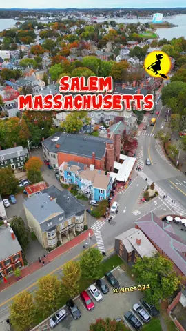 Massachusetts is beautiful, specially in fall.  #fall #boston #salem #massachusetts #dji #drone #djimini3pro #october #fyp #fypシ゚viral #witch #spooky 