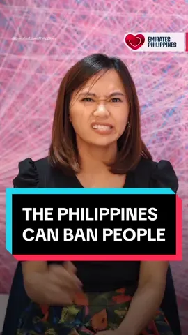 The Philippines can ban people #philippines #traveltips #philippines #visitphilippines #banned #fyp 