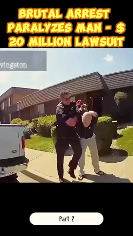 Brutal Arrest Paralyzes man - $20 Million Lawsuit part 2 #policeofficer #pursuit #copusa #policeactivity #copstvshow #copsoftiktok #trending #foryoupage #fbyyy