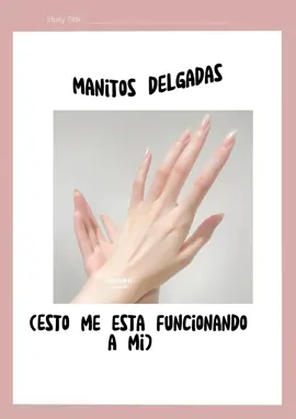 Esto me esta funcionando a mi, diganme sus resultados! #viral #manos #fypシ #noflop🥱 #perfecta #GlowUp 