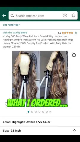 this wig😍😍😍😍@StudyyHair_Amazon sent me this pre-plucked 360 28 inch highlight lace front wig💇🏾‍♀️💇🏾‍♀️ only 188$ USE CODE “$40” its so full & the lace is beautiful i cant wait to install !!! link in bio🫶🏾 #fyp #viral #trending #explorepage #wiginfluencer #blacktiktokcommunity #wigreviewercollab #howtogetfreewigs #wigs #BlackTikTok #contentcreator #trendy #fypシ #Amazonwig #Amazonwigreviewer #amazonhair #bhodgyalexclusives💎 