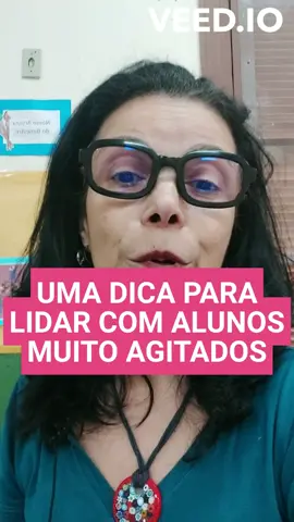 Uma dica para lidar com alunos muito agitados da educação infantil e fundamental I. #pedagogiasistemica #pedagogiasistêmica #professor