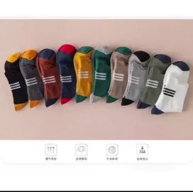 KOREAN style high quality Ankle sock three stripe#FASHIONDESIGN #comfortabletowear #affordableprice#tiktokfinds 