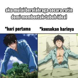 besoknya badan pegel2😅 #memeindonesia#animememe#workout#bulking#olahraga#memestiktok 
