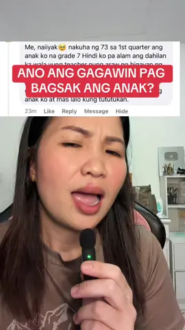 Pag bagsak ang anak mo, ito ang dapat gawin 