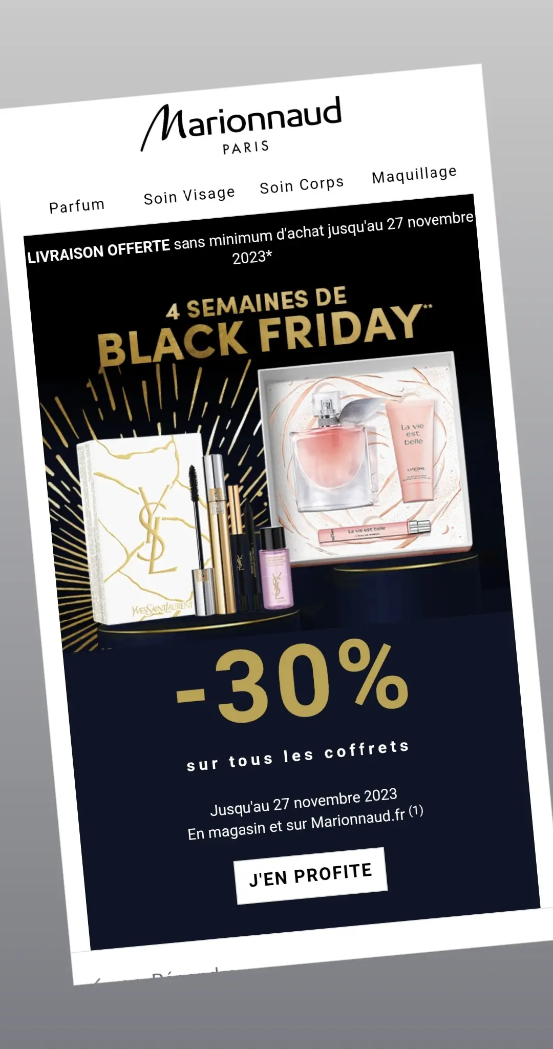 si vous voulez vous faire plaisir  ......limitée dans le temps..... #marionnaud #makeup #blackfriday2023deals #tiktok #visibilité 