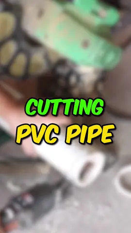 How to cut PVC pipe! #plumbing 
