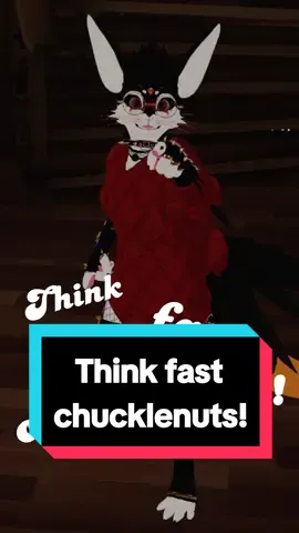 Think fast chucklenuts!!! #vr #vrc #vrchat #vrchatfurry #furry #tiktokfurry #furrytiktok #furryfandom #fullbodytracking #facetracking #rexouium #bird #boop #snuggle #candycorn #gl1tchey 