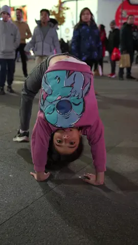 New season of #TalentOnTheStreets | Zain impressed me with her gymnastics talent! 