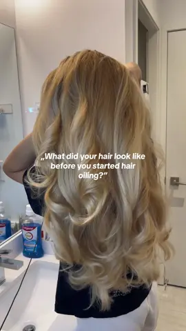 Well… i have to say hair oiling saved my hair (but let’s remember it was’t only that)! ☺️ video idea: @Golâb Beauty #beforeandafter #hairtransformation #hairtransformations #beforeandafterhair #hairbeforeandafter #hairoiling #hairoilingresults #hairoilingbenefits #scalpoiling #scalpoilingresults 