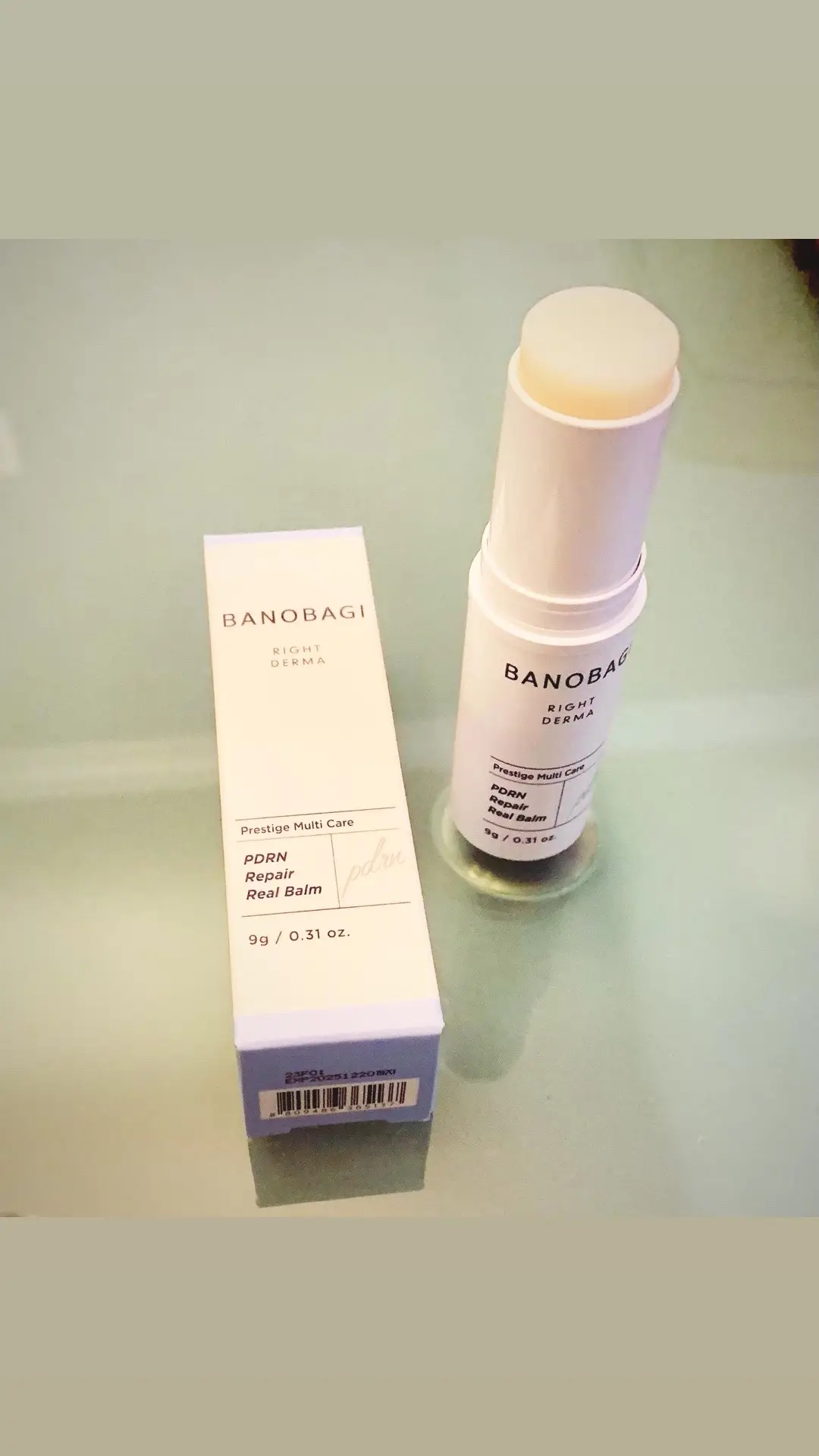 #Honestreview @banobagi.cosmetic #PDRNRepairRealBalm #banobagi Banobagi  Tk you @0.8l_usa and @BANOBAGI Thailand - Cosmetic for giving me the opportunity to try the PDRN Repair Real Balm in exchange for my honest review. My primary reason for wanting to try this multifunctional balm was the 300 ppm of salmon PDRN which functions as a regenerative ingredient that assists in tissue repair of damaged skin from aging, sun damage, and acne scarring. It also boosts collagen, improves skin elasticity, and makes the skin look youthful.  An intensive moisturizer that can be used on dehydrated skin and even hair. Although I haven’t tried it on my hair as of yet. This is a great choice for the colder months when so many struggle with dry skin. The formula is gentle on all skin types and has a  texture so lightweight and buttery that it melts immediately into my skin nourishing and providing intense hydration that leaves my skin glowing. It strengthens the skin barrier and locks in moisture. It feels very refreshing and I love how it feels on my skin and is nongreasy even on my combo skin. I love that it layered well underneath my makeup and didn't pill. I even tried it on the back of my heels which are often dry and cracked. It worked wonderfully to heal and repair them. I was amazed by its efficacy and how quickly it worked. It is fragrance-free and the balm stick makes the application process mess-free. The small size makes it convenient to carry in my purse and allows me to use it anytime, anywhere. I don't ever expect to see any visible differences in my wrinkles after only a short period  but I plan to keep using it consistently and as always hope for positive results. #wrinklefree #Skincarestick #PDRN #antiaging  #brightening #beauty #tester #kbeauty #glowingskin #Moisturizing #followme #Balm #multibalm #08literusa #banobagi #repairbalm #reviewer #producttester #producttesting #honestreview