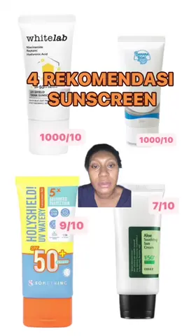 Kalau ko sudah coba yang mana? #sunscreen #rekomendasisunscreen 