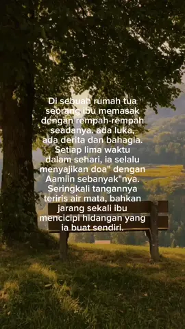 kalo udah gaada ibu, pasti selalu rindu akan masakannya🥲