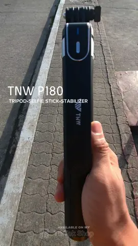 TNW P180 Bluetooth Selfie Stick Tripod with remote Wireless Bluetooth Selfie Stick Handheld Retractable Selfie Stick 180cm with Fill Light #tnwtechph #p180 #wirelessbluetooth #tripod #selfiestick #gimbal #stabilizer #patboishop 