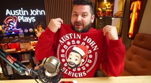 Austin John SLEIGHS (see what I did there 😏) sweater available NOW AustinJohnPlays.com/merch #AustinJohnPlays #AustinJohn #Pokemon #ScarletViolet #Zelda #LegendOfZelda #TearsOfTheKingdom #TotK #UglySweater #Holidays #Christmas #Merch