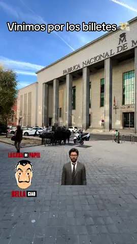 Nairobi donde estan los billetes? 🤨 #lacasadepapel #porelmundo #madrid#fabricadelamoneda