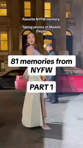 81 days till NYFW countdown a d im going to be going down memory lane to hoghlight 81 things that hold a special place in my heart from the past nyfws #maddieziegler #dancemom #dancemoms #dancemomsreunion #nyfw 