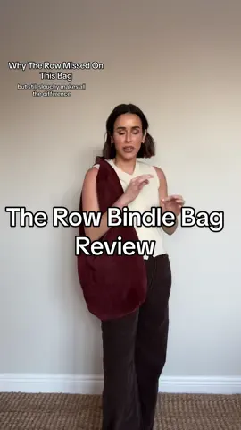The Row Bindle Bag- its a no for me #therowbag  #therow #handbagreview  #luxurybag #quietluxury  The row bindle bag, the row bag, the row review, is the row bag worth it 