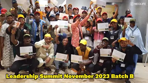 In a dynamic and empowering event held from November 18th to 20th, 2023, NeoLife distributors from around Nigeria gathered for the much-anticipated NeoLife Leadership Summit Batch B. The summit proved to be a transformative experience, offering distributors a unique opportunity to enhance their business skills and propel their business to new heights. The summit, characterized by its vibrant atmosphere and insightful sessions, served as a catalyst for personal and professional development. Attendees were immersed in a series of engaging workshops, keynote presentations, and interactive discussions, all aimed at equipping them with the tools and knowledge necessary to navigate the competitive landscape for their business growth.    As the Leadership Summit November 2023 Batch B concluded, distributors departed with a renewed sense of purpose and a wealth of newfound knowledge. Equipped with enhanced leadership skills and a clear roadmap for business growth. #leadershipsummit  #leadership  #leadershipcoaching  #leadershiptraining  #leadershipconference  #leadershipskills  #leadershiptips  #leadershipcoach  #leadershipgoals  #leadershipdevelopment  #leadershipacademy  #leadershiplessons  #leadershipcamp  #leadershipspeaker  #leadershipquotes  #leadershipprogram #leaders #leader #leaderofthepack #leadersarereaders #leaderonew  #leadershipexpert  #leadershipretreat  #leaderboard  #NeoLife  #viral  #viralpost  #foryoü  #trending  #business  #growth