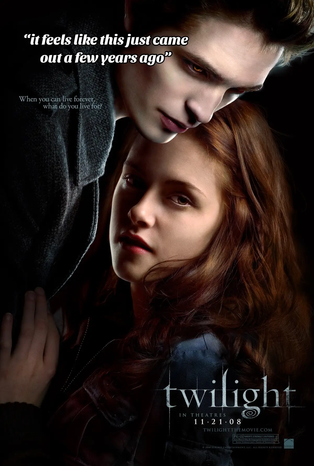 happy 15th anniversary to the first twilight movie! youll always have a sprcial place in our hearts and the blue filter is still iconic #twilight #twilightsaga #bellaswan #edwardcullen #bluefilter #catherinehardwicke #smeyer #stepheniemeyer 