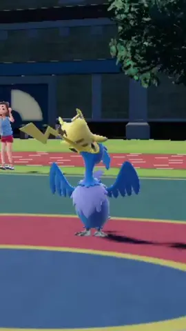 I didn’t inow this about cramorant, but, where’d it get the Pikachu?  #Pokemon #pokemonscarletviolet 