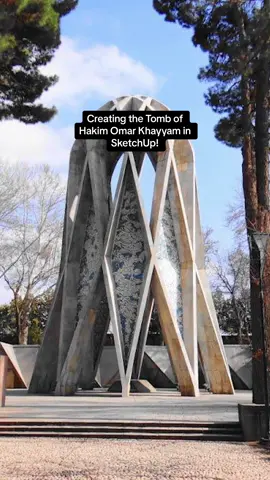 Creating the Tomb of Hakim Omar Khayyam in SketchUp without using any plugins! I hope this content proves useful to you. For more tutorials, subscribe my YouTube channel! . . . YouTube: Nice Tower . . . #omarkhayyam #sketchup3D #3D #architexture #exteriordesign #nicetower #architect #engineering #design #skp #foryou #reels #fyp #fyp>