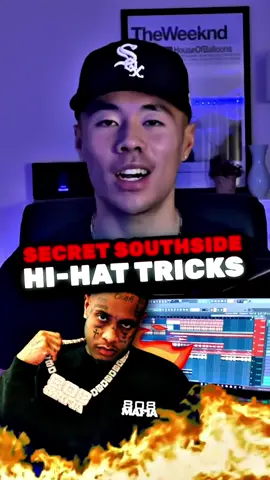 SouthSide’s Hi Hat Secrets 🎶🔥 You can create interesting hi hat patterns by using tricks like adjusting velocities on rolls, locking the grid to add triplets, offsetting hats slightly for swing, and adding quiet ghost notes. Using these hi hat tricks like Southside can give your beats bounce and help them stand out. • • • #hihats #beats #sampling #trap #hiphop #producers #drums #flstudiotips #beatmakingtutorial #beatmakingtips