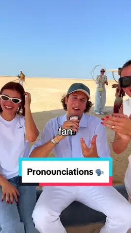Pronunciations with Constance #GstaadGuy @victoriavillarroel @kelsey @soodney 
