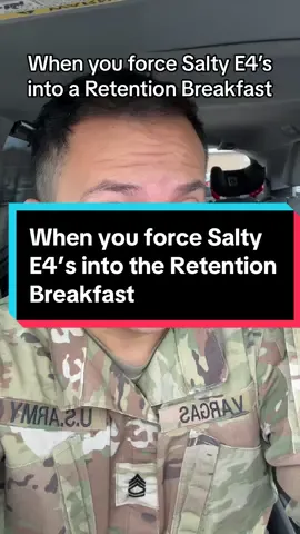 Who has sat through the retention breakfast? #military #veteran #milapouse #army #navy #marines #airforce #coastguard #spaceforce 