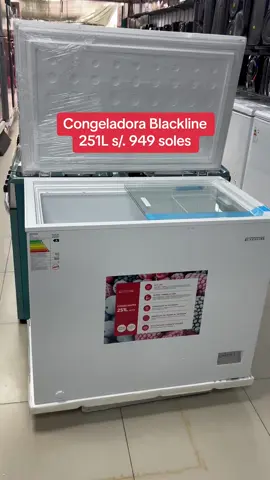 Congeladora Blackline 251L doble función! #fy #viral #parati #peru #congeladora #electro 