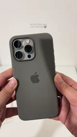 Iphone 15 pro max in clay 🤍🩶  #iphone15promax #iphone15case #claycase #apple #powermac 