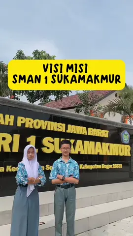 MISI SMAN 1 SUKAMAKMUR 1. Mengembangkan mutu proses pembelajaran melalui integrasi nilai-nilai karakter, penekanan pada keimanan dan ketakwaan terhadap Tuhan YME, kejujuran, dan peduli terhadap lingkungan 2. Menumbuhkan penghayatan terhadap nilai-nilai agama sehingga menjadi salah satu sumber kearifan berperilaku di masyarakat 3. Membangun watak kepribadian peserta didik yang jujur, bermartabat dan berwawasan kebangsaan 4. Menanamkan kedisplinan melalui budaya bersih, budaya tertib, dan budaya kerja serta peduli terhadap lingkungan dalam upaya penyelamatan lingkungan hidup 5. Melaksanakan pembelajaran aktif, kreatif, inovatif dan menyenangkan yang mengedepankan keberpihakan terhadap murid 6. Mengembangkan potensi kecerdasan intelektual, emosional, dan spiritual 7. Meningkatkan motivasi terhadap keberlanjutan pendidikan ke tingkat yang lebih tinggi (Perguruan Tinggi) serta meningkatkan kuantitas lulusan yang diterima di Perguruan Tinggi Negeri.