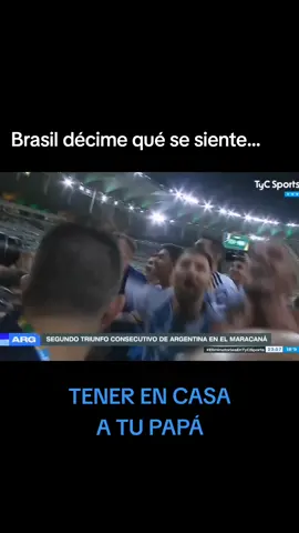 Los argentinos cantan en el Maracaná: 