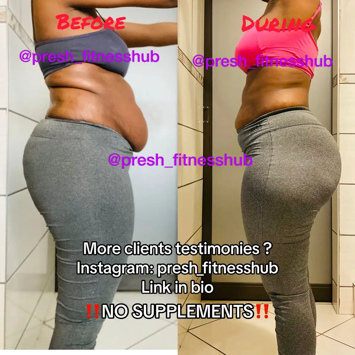 Had to repost because of errors I couldnt edit 😅. Sharing some of my amazing clients results. How to reach me ? WhatsApp +27749922060  #weightlosstransformation #bellyfatburner #preshfitnesshub #fypシ 