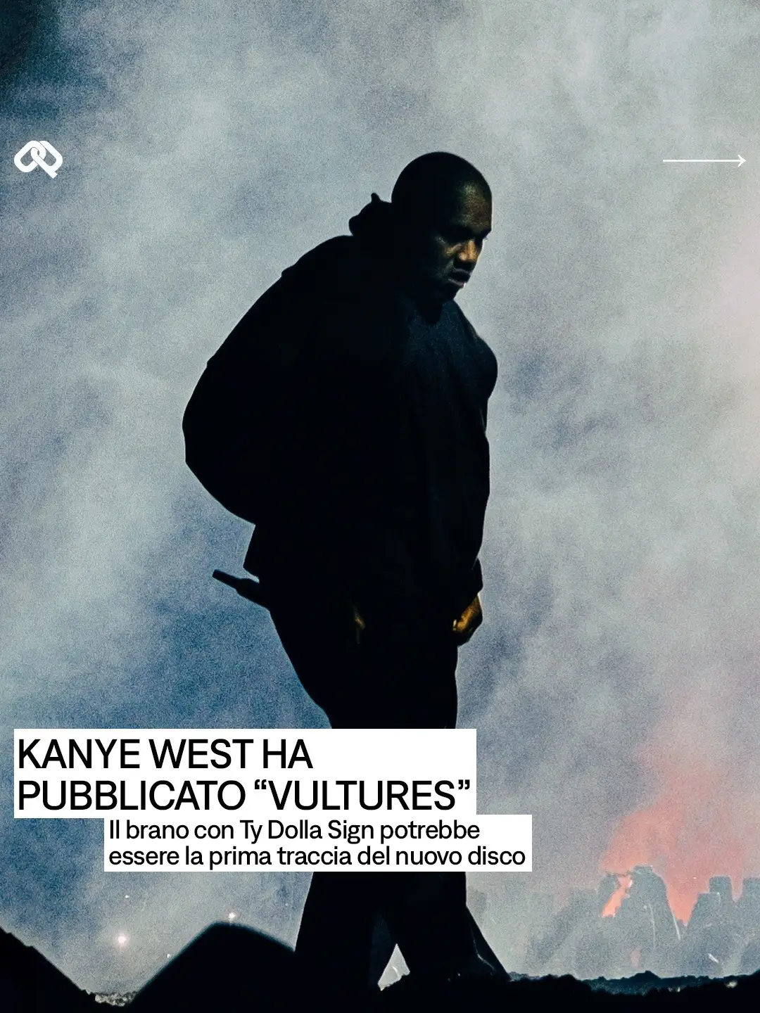 Finalmente possiamo ascoltare “Vultures” sulle piattaforme streaming. #kanyewest #kanye #ye #vultures #perte #outpump 