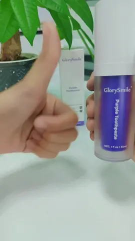 Wanna to get white and bright teeth? You only need to brush 2 minutes with this GlorySmile purple toothpaste#yellowteeth #glorysmile #purpletoothpaste #v34colourcorrector #tiktokmadeyoubuyit #colorcorector #immediateresults #whiteteeth #viralproduct #magicpurpletoothpaste 