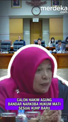 Calon Hakim Agung Ainal Mardhiah mengatakan, hukuman mati yang diberikan kepada bandar narkoba sebaiknya dilakukan tanpa melalui percobaan #fyp #viralvideo #beritaviral #hakimagung #komisi3dpr #merdekacom